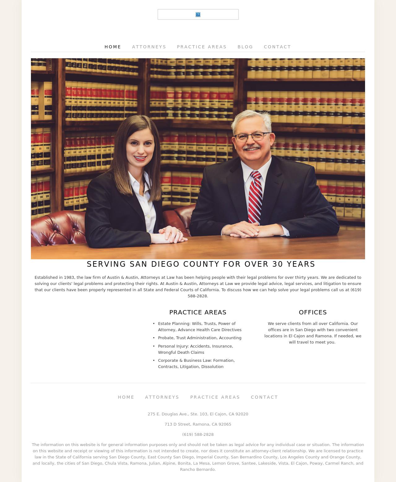 Austin & Austin - El Cajon CA Lawyers