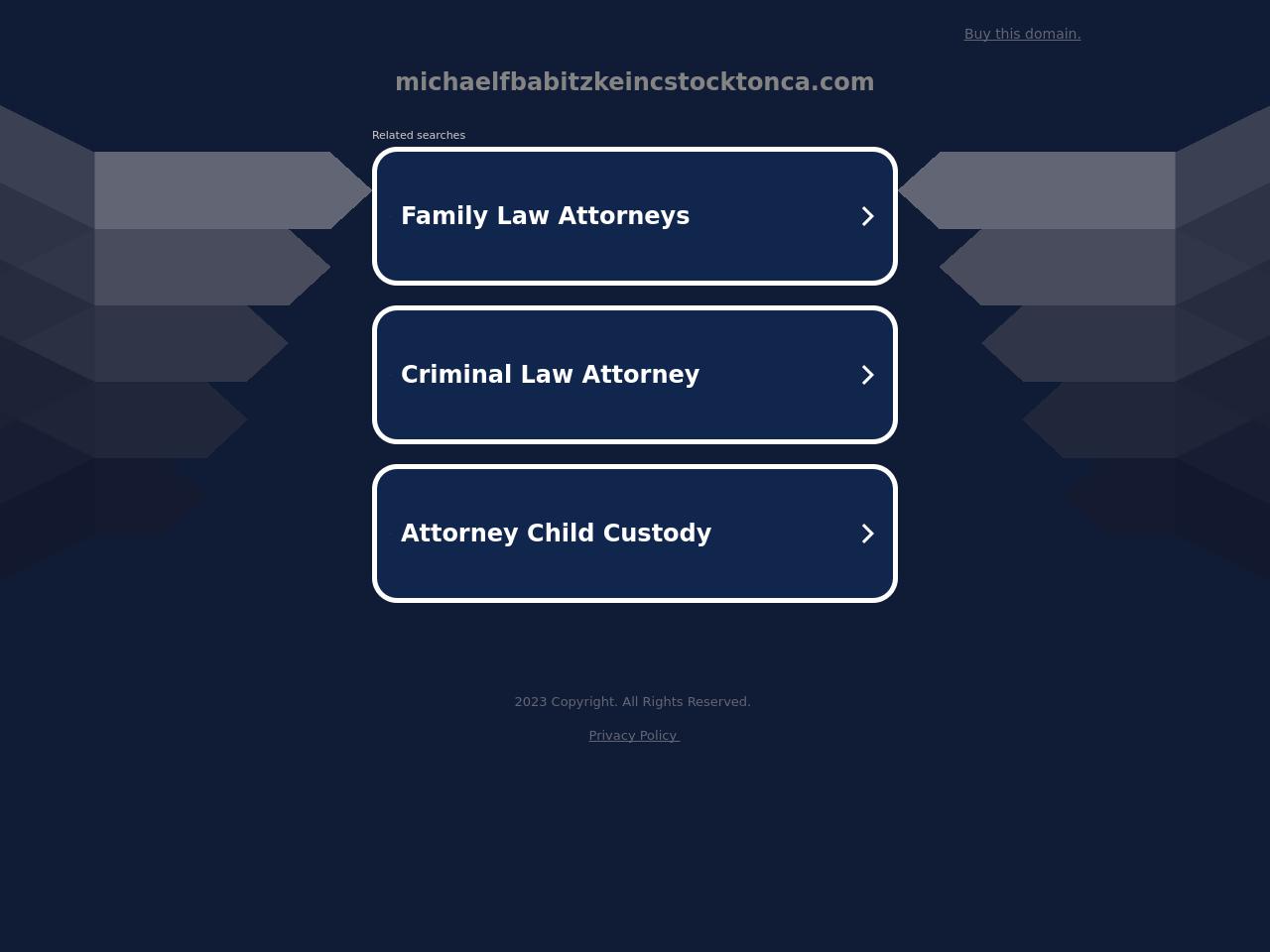 Babitzke Michael F Inc - Stockton CA Lawyers