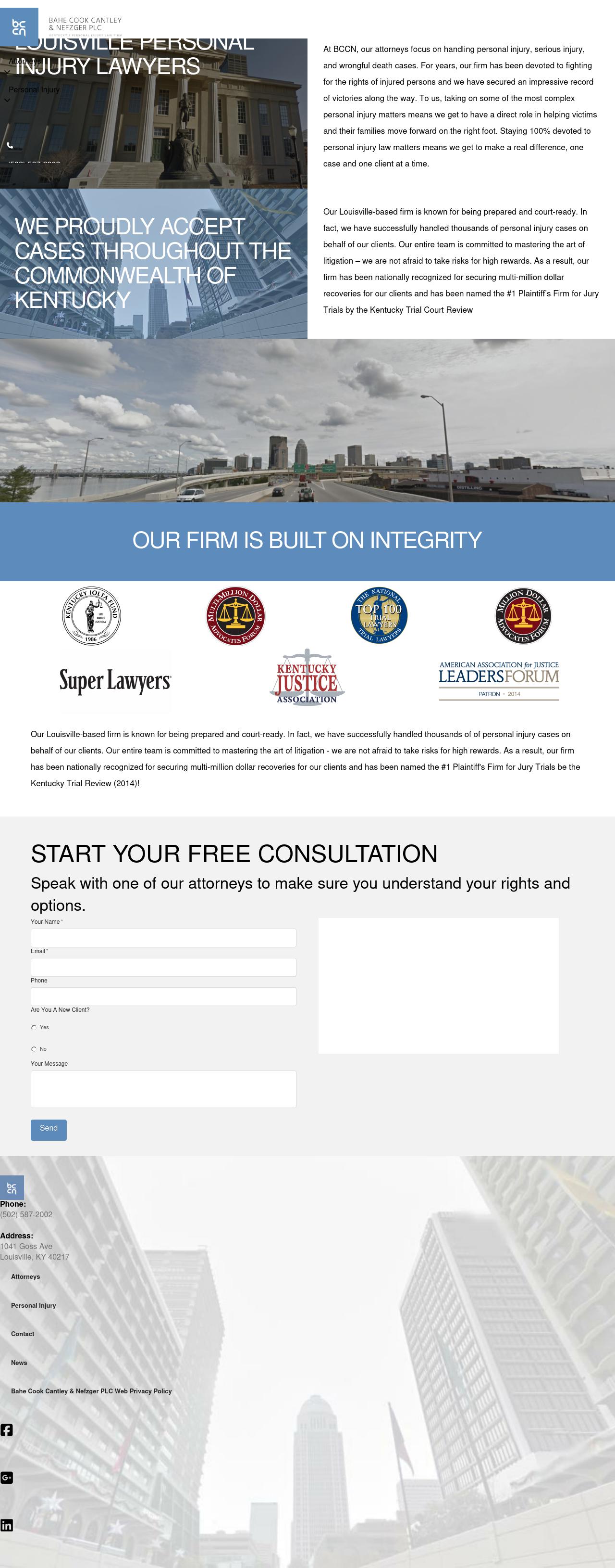 Bahe Cook Cantley & Nefzger PLC - Louisville KY  Lawyers