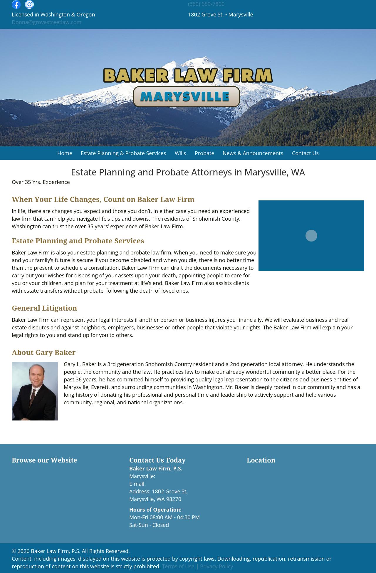 Baker Law Firm, P.S. - Marysville WA Lawyers