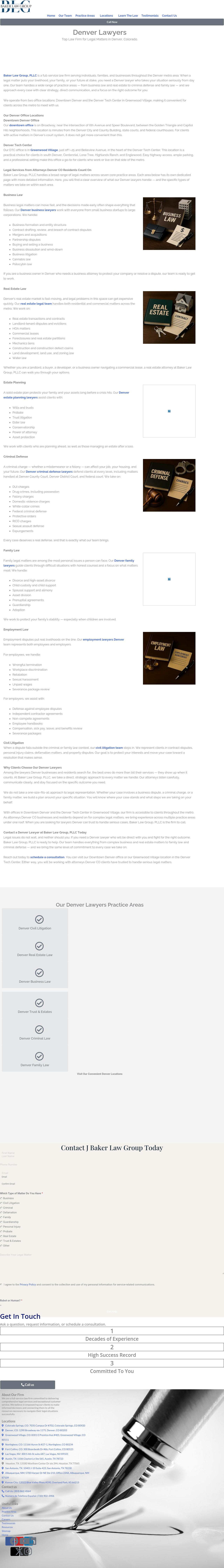Baker Law Group, PLLC - Denver CO Lawyers