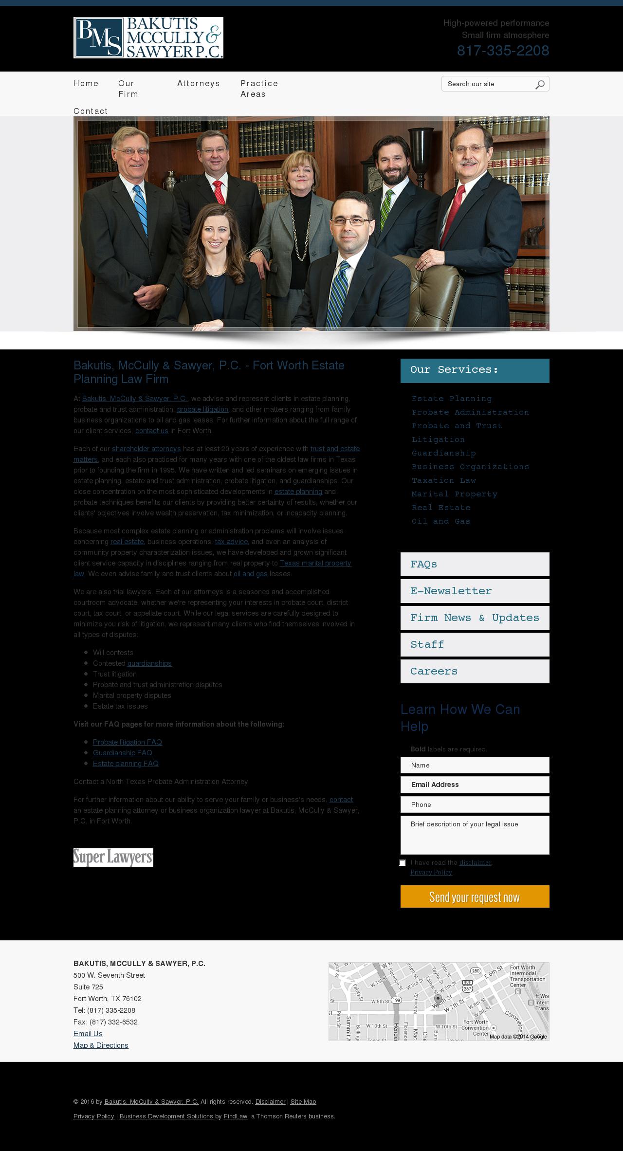 Bakutis, McCully & Sawyer, P.C. - Fort Worth TX Lawyers