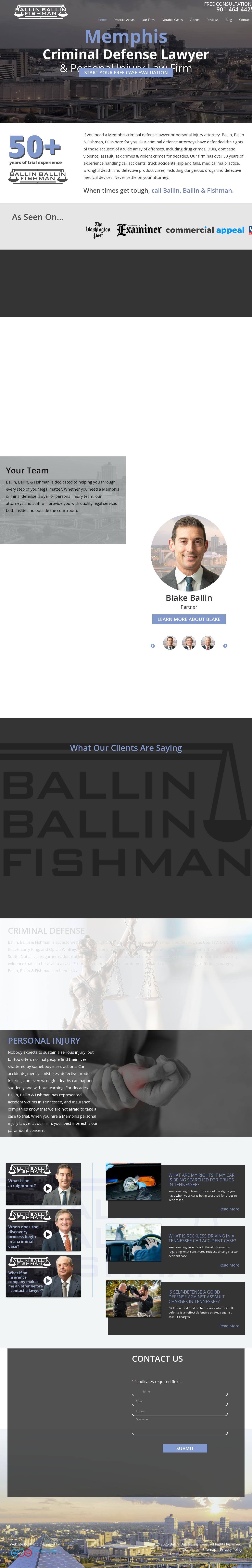 Ballin Ballin & Fishman - Memphis TN Lawyers