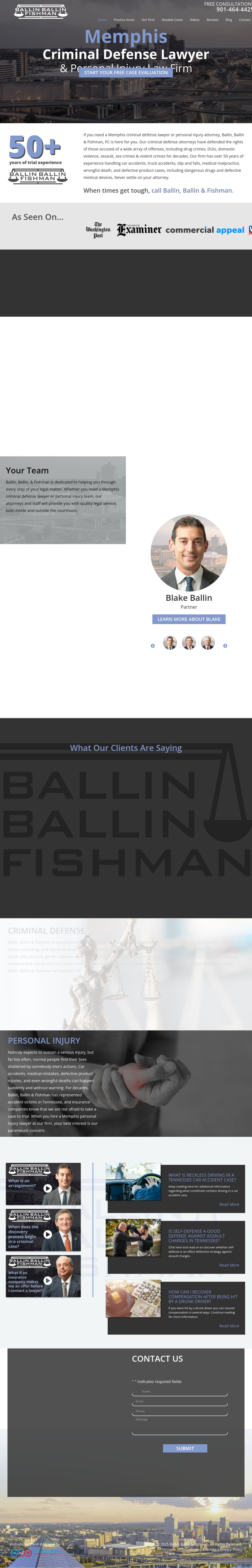 Ballin, Ballin & Fishman, PC - Memphis TN Lawyers