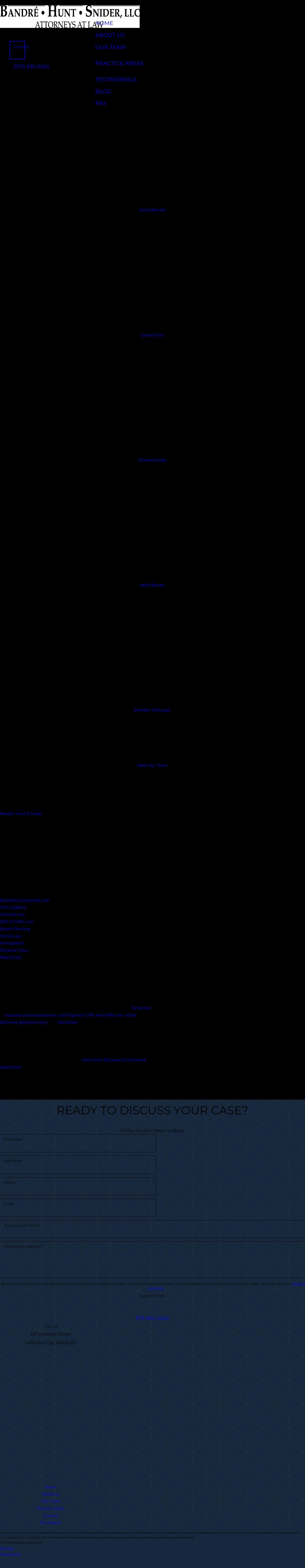 Bandré Hunt & Snider, LLC. - Jefferson City MO Lawyers