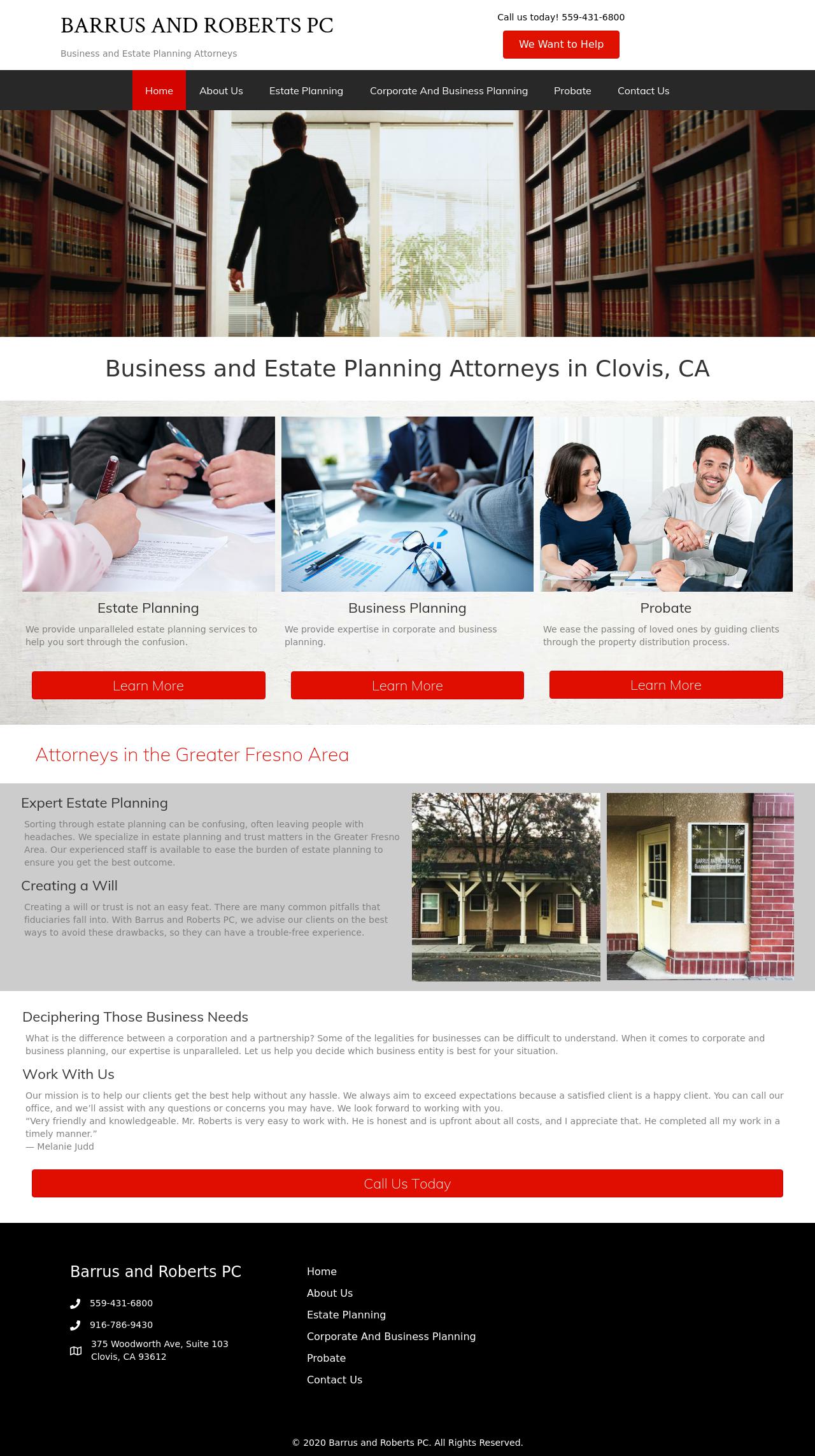 Barrus and Roberts, PC - Clovis CA Lawyers