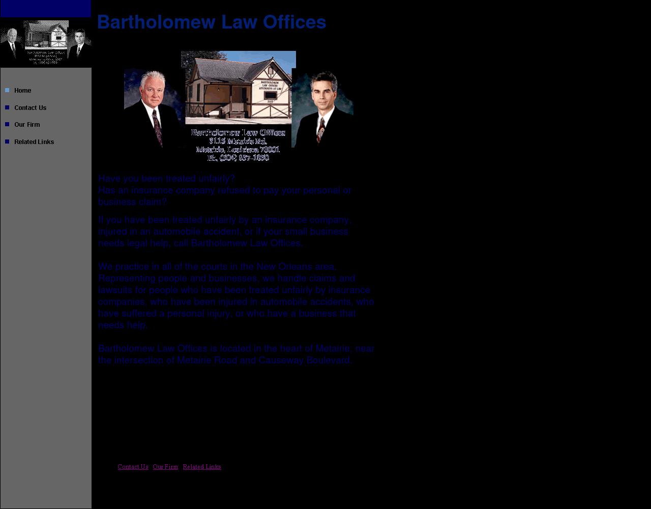 Bartholomew, Harold S - Metairie LA Lawyers