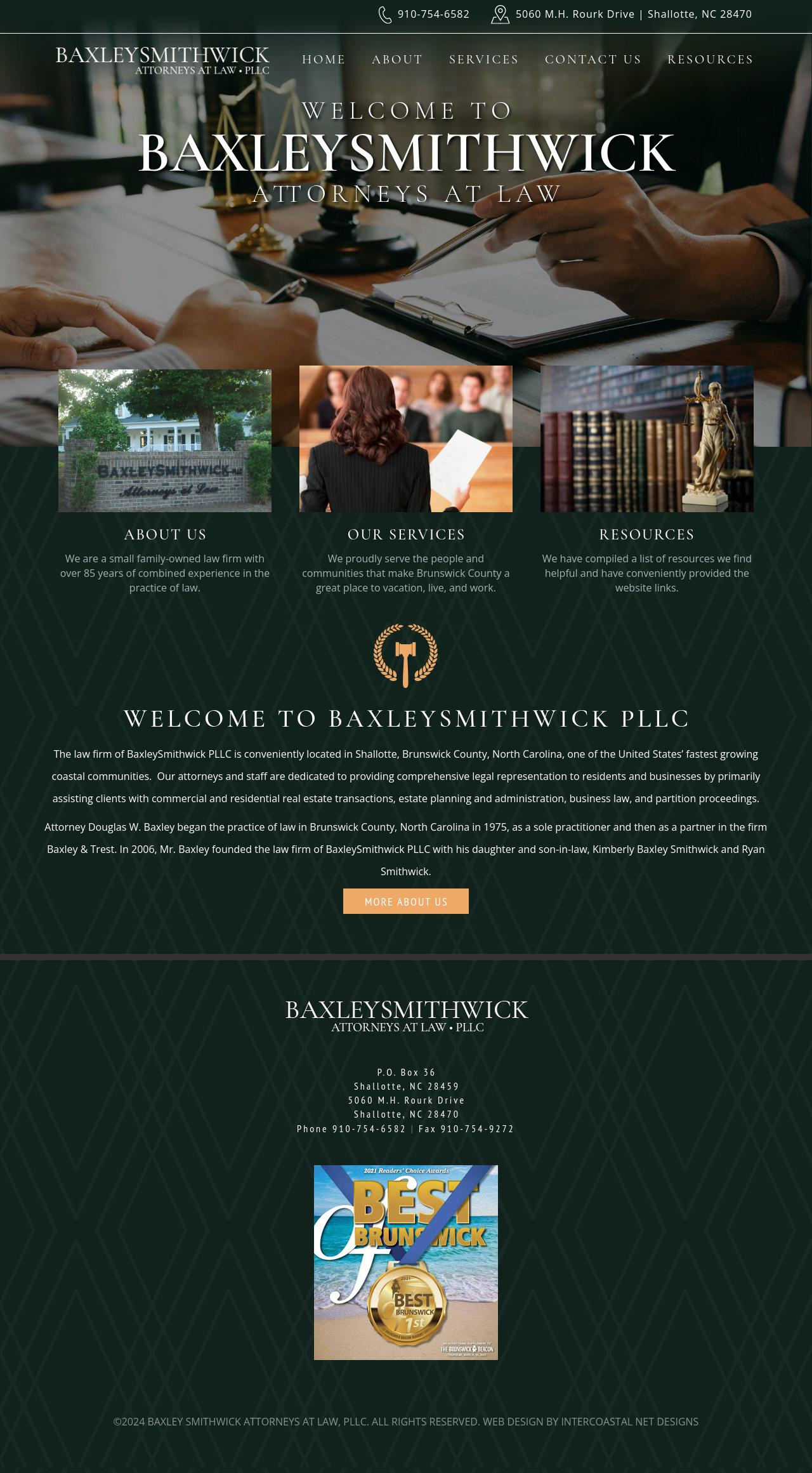 Baxley Smithwick PLLC Attorneys At Law - Shallotte NC Lawyers