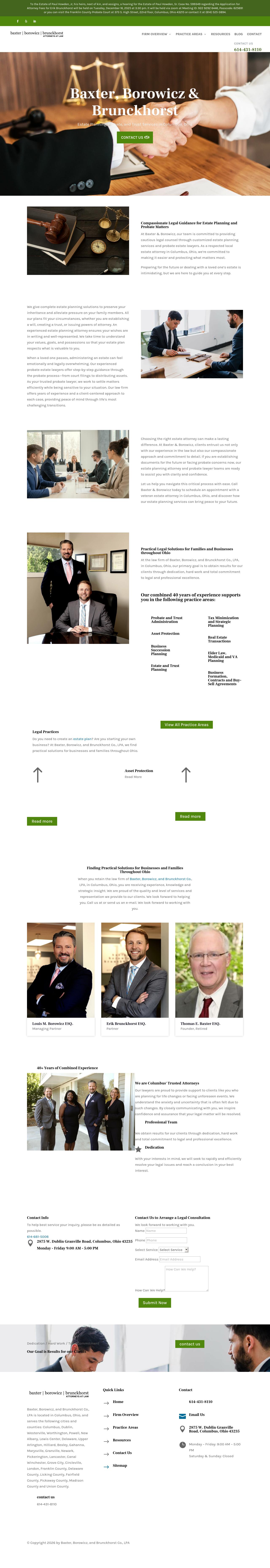 Baxter & Borowicz CO LPA - Worthington OH Lawyers