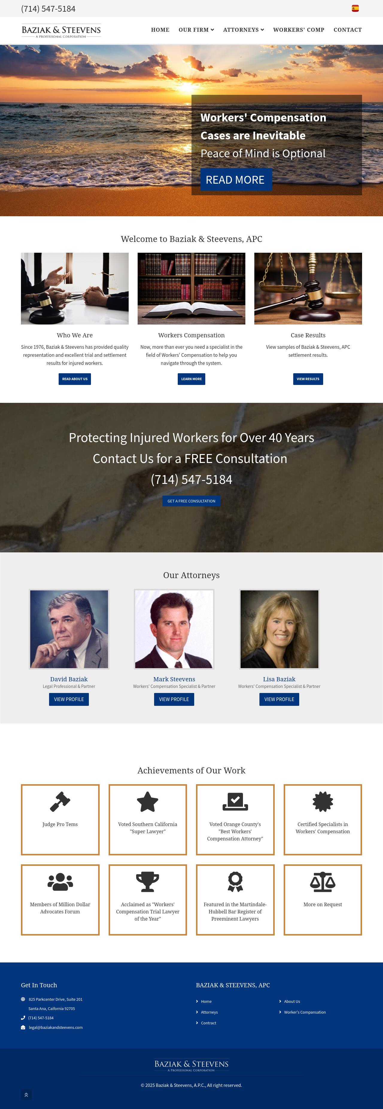 Baziak & Steevens - Santa Ana CA Lawyers