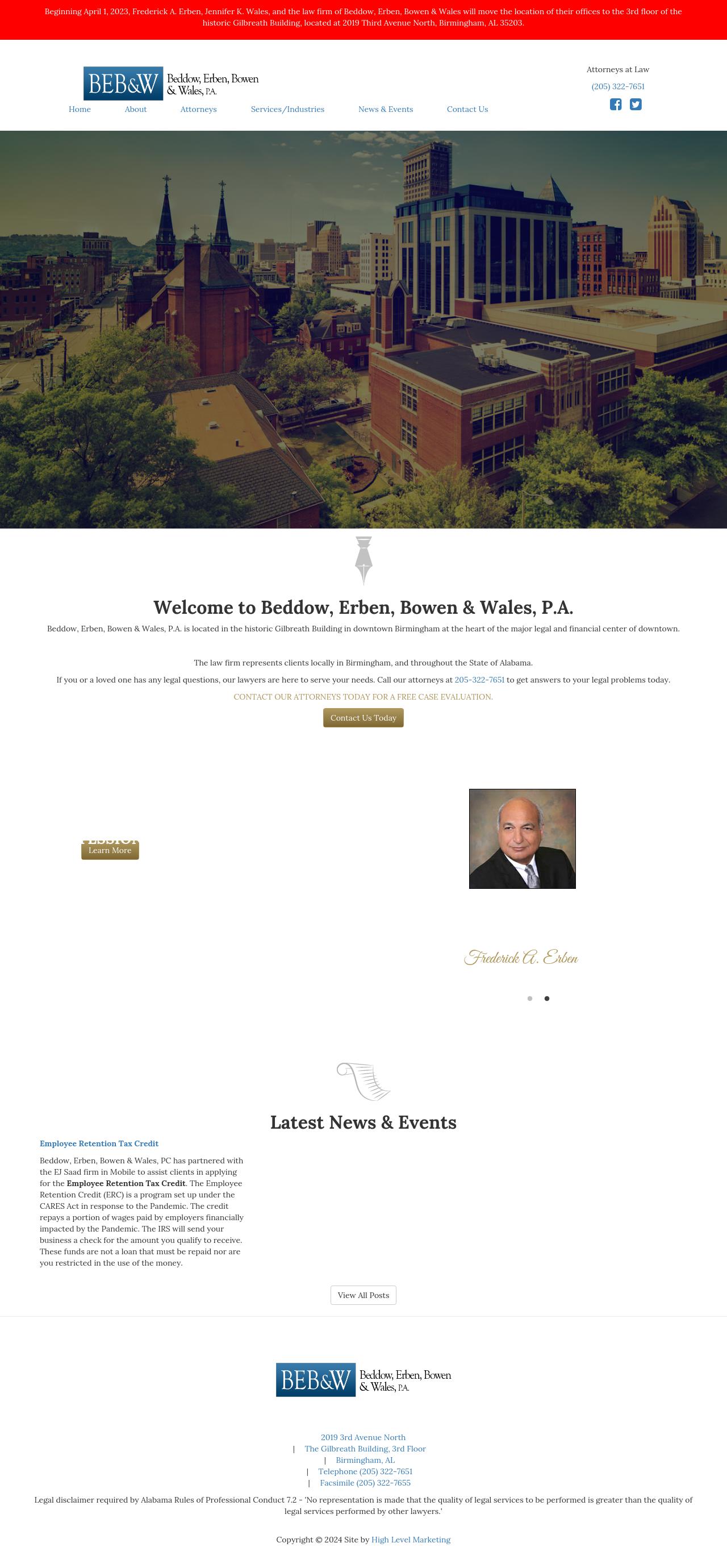 Beddow Erben & Bowen PA - Birmingham AL Lawyers