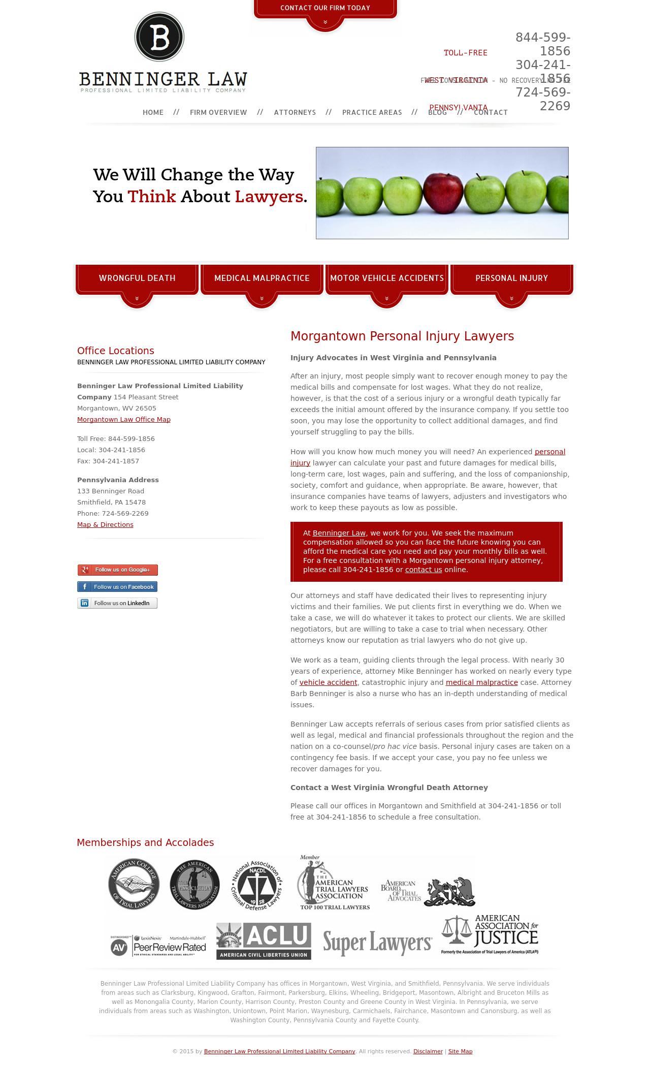 Benninger Law Professional Limited Liability Company - Smithfield PA Lawyers