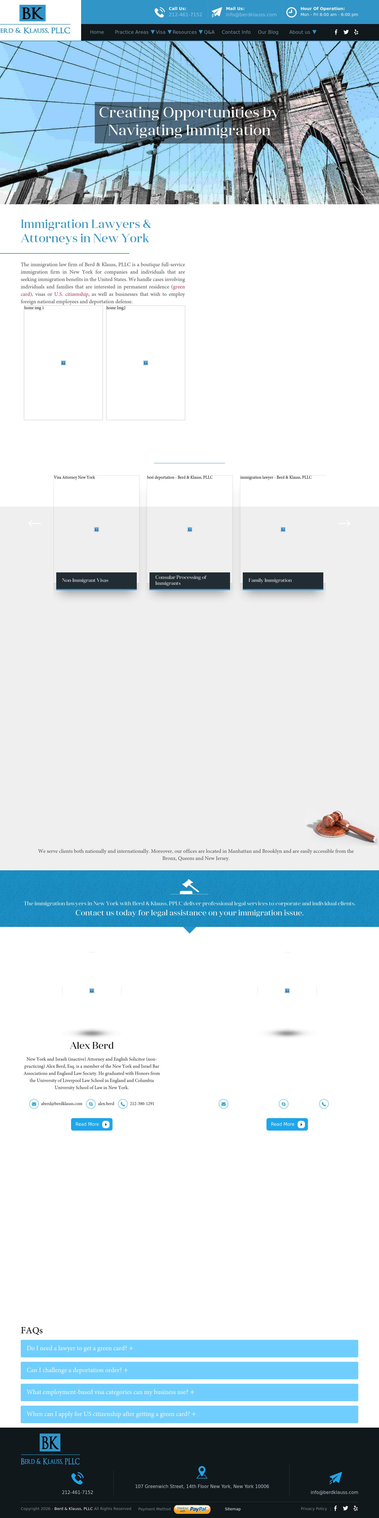 Berd & Klauss, PLLC - New York NY Lawyers