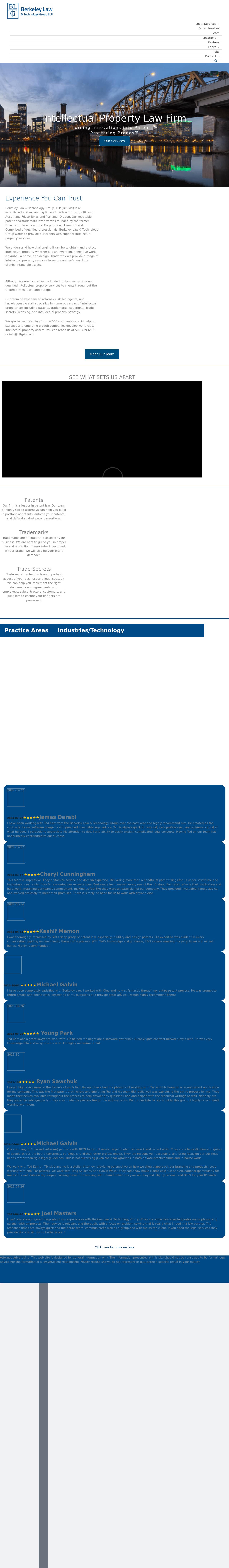 Berkeley Law & Technology Group - Austin TX Lawyers