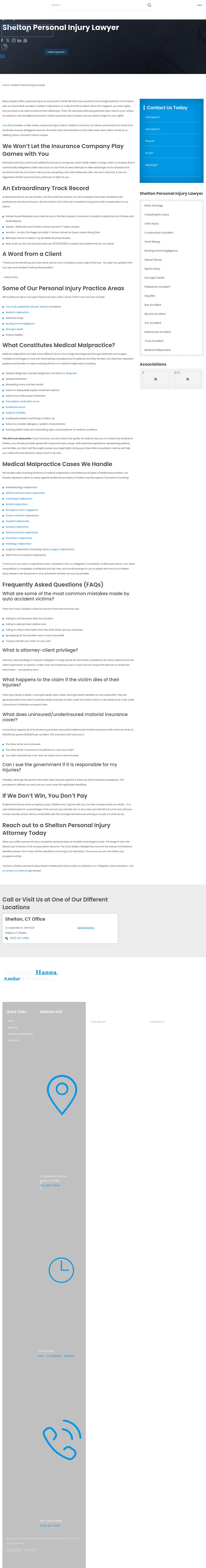 Berkowitz Hanna - Shelton CT Lawyers