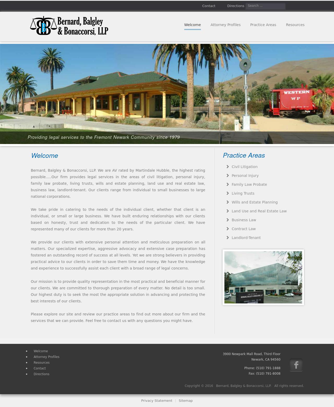 Bernard Balgley & Bonaccorsi LLP - Newark CA Lawyers