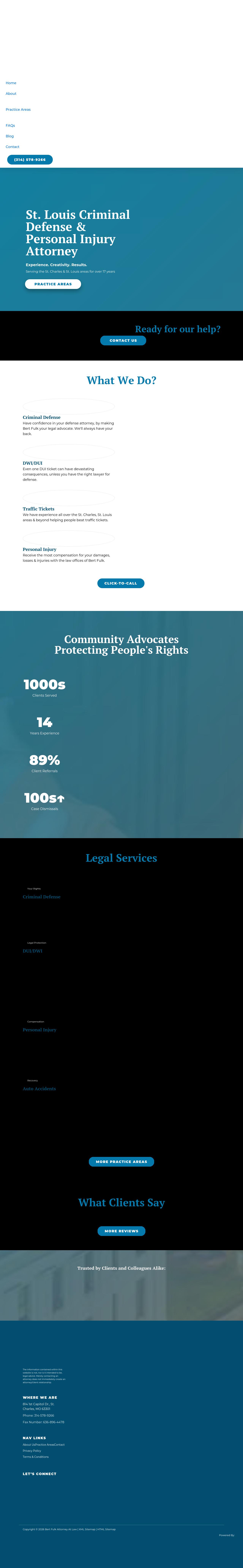 Bert Fulk, Attorney at Law - St. Charles MO Lawyers