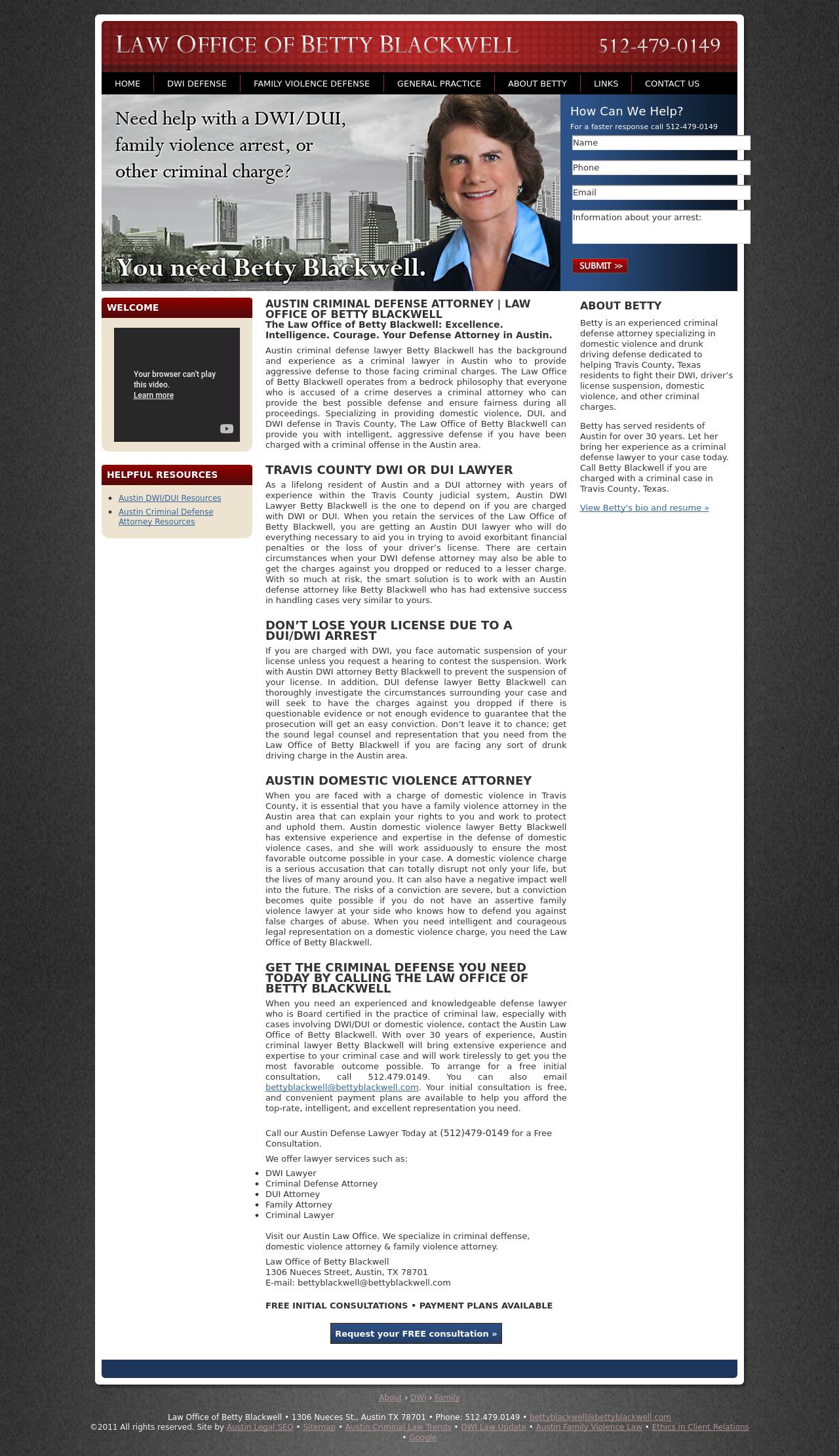 Betty Blackwell - Austin TX Lawyers
