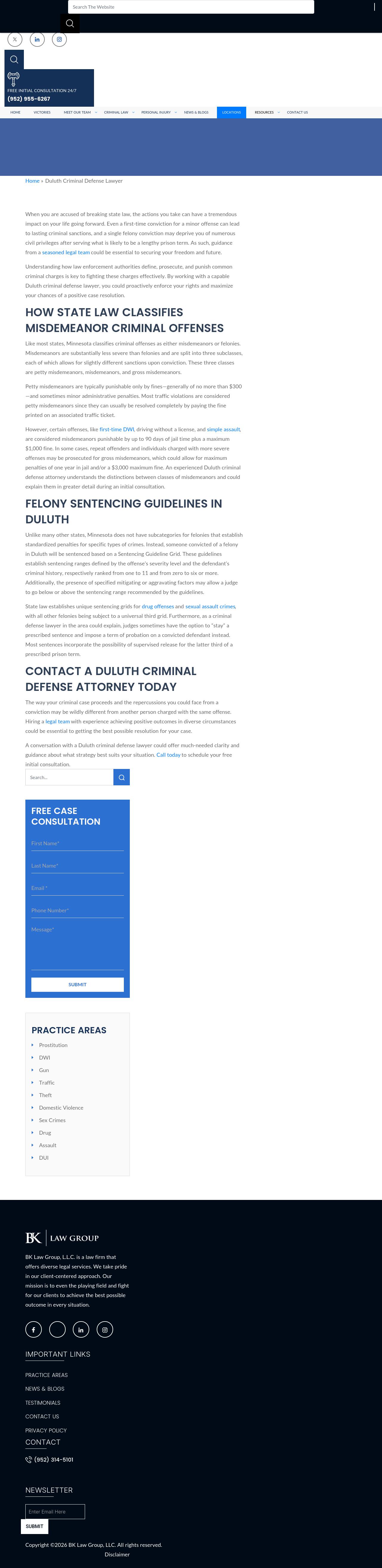 BK Law Group - Duluth MN Lawyers