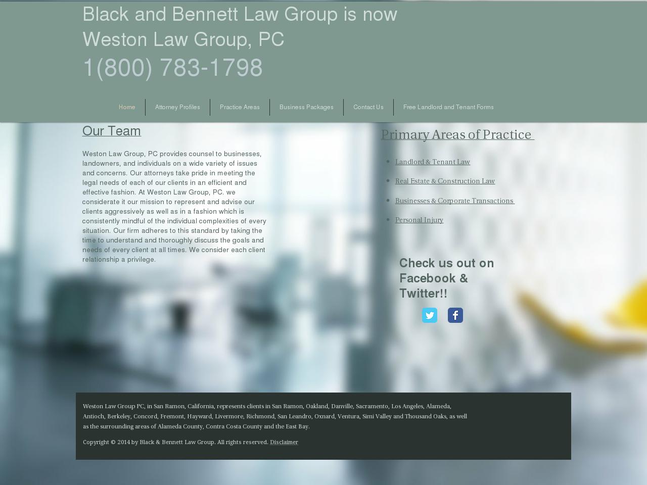 Black & Bennett Law Group - San Ramon CA Lawyers