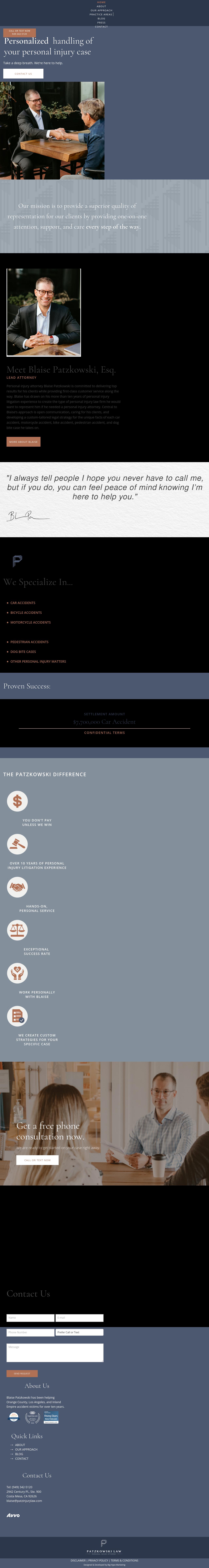 The Patzkowski Law Firm - Costa Mesa CA Lawyers