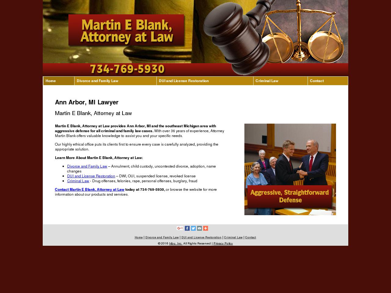 Blank Martin - Ann Arbor MI Lawyers