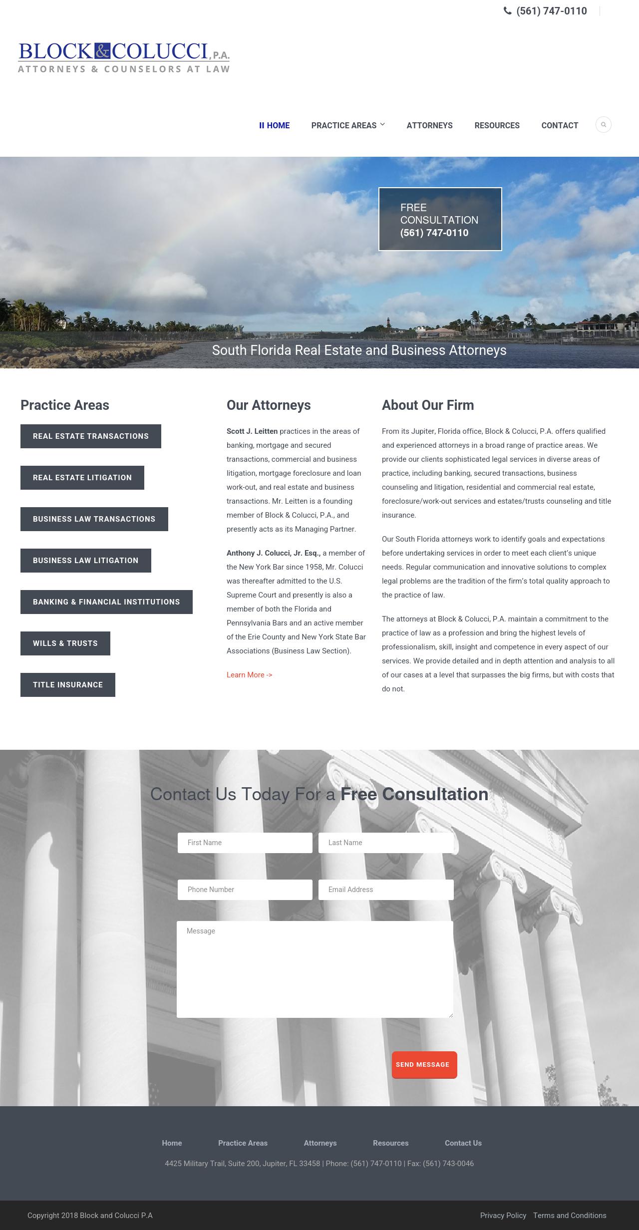 Block & Colucci PA - Jupiter FL Lawyers