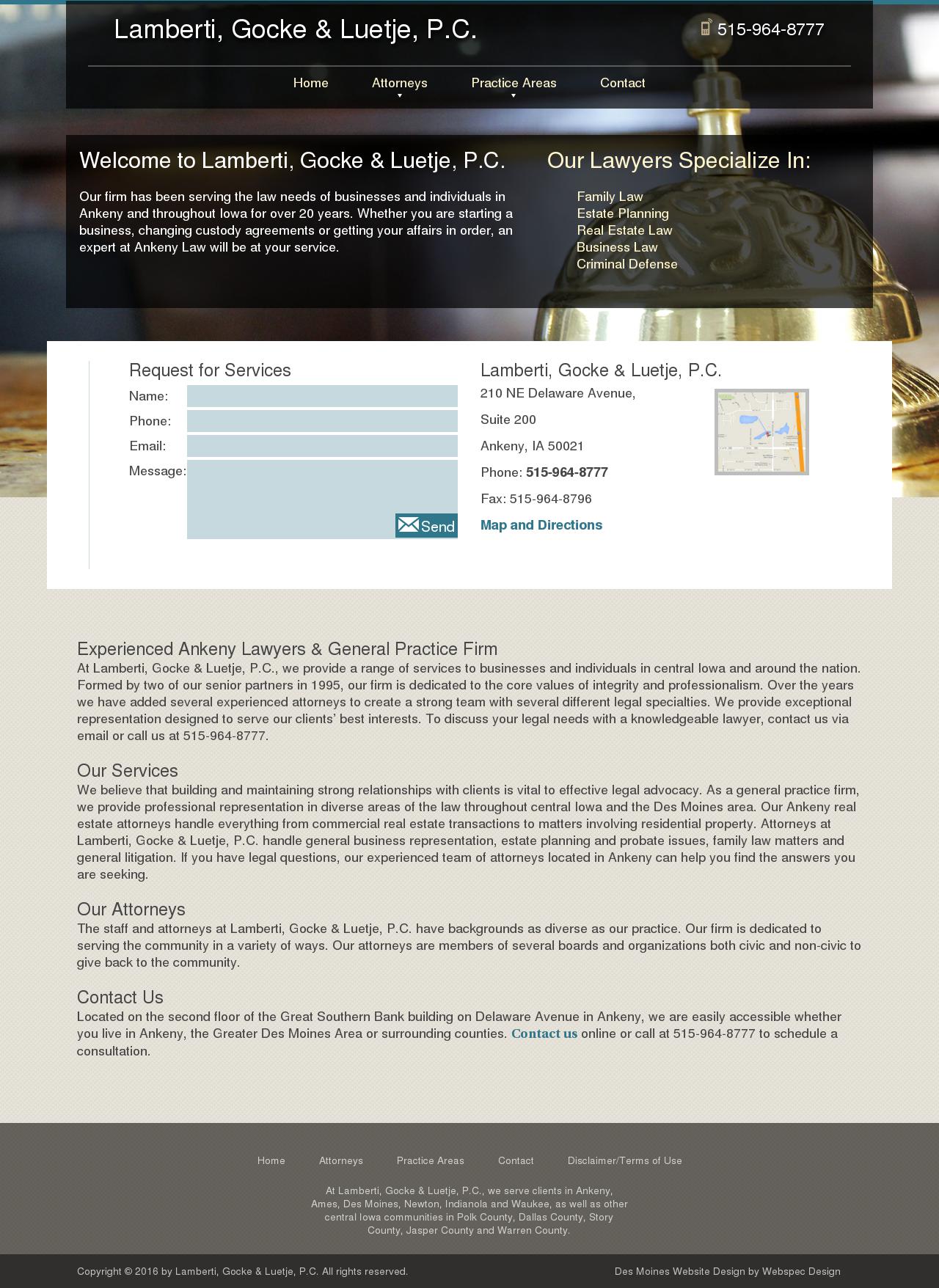 Block Lamberti & Gocke PC - Ankeny IA Lawyers
