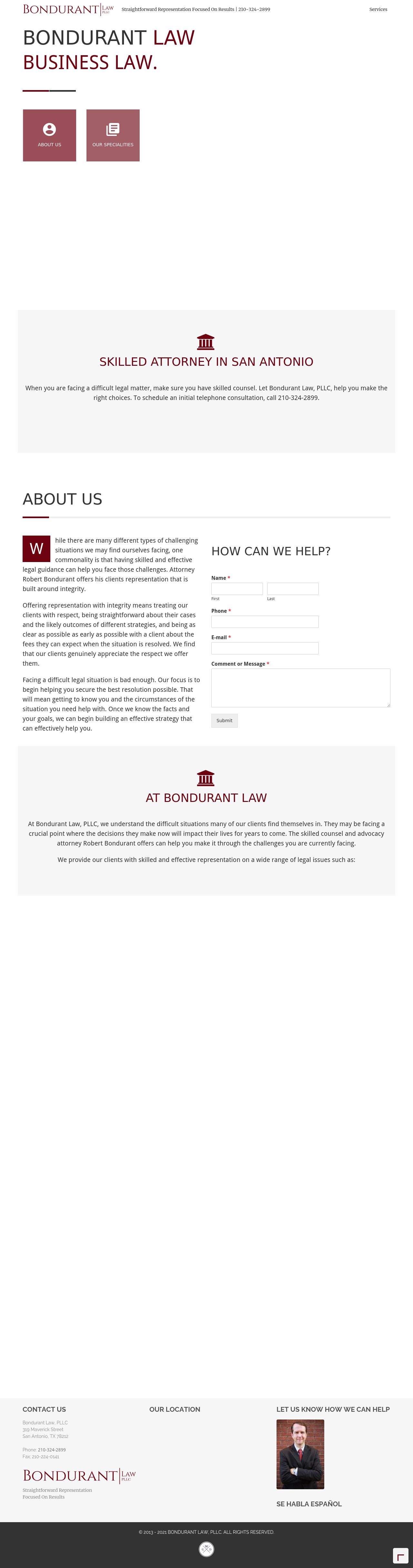 Bondurant Law, PLLC - San Antonio TX Lawyers