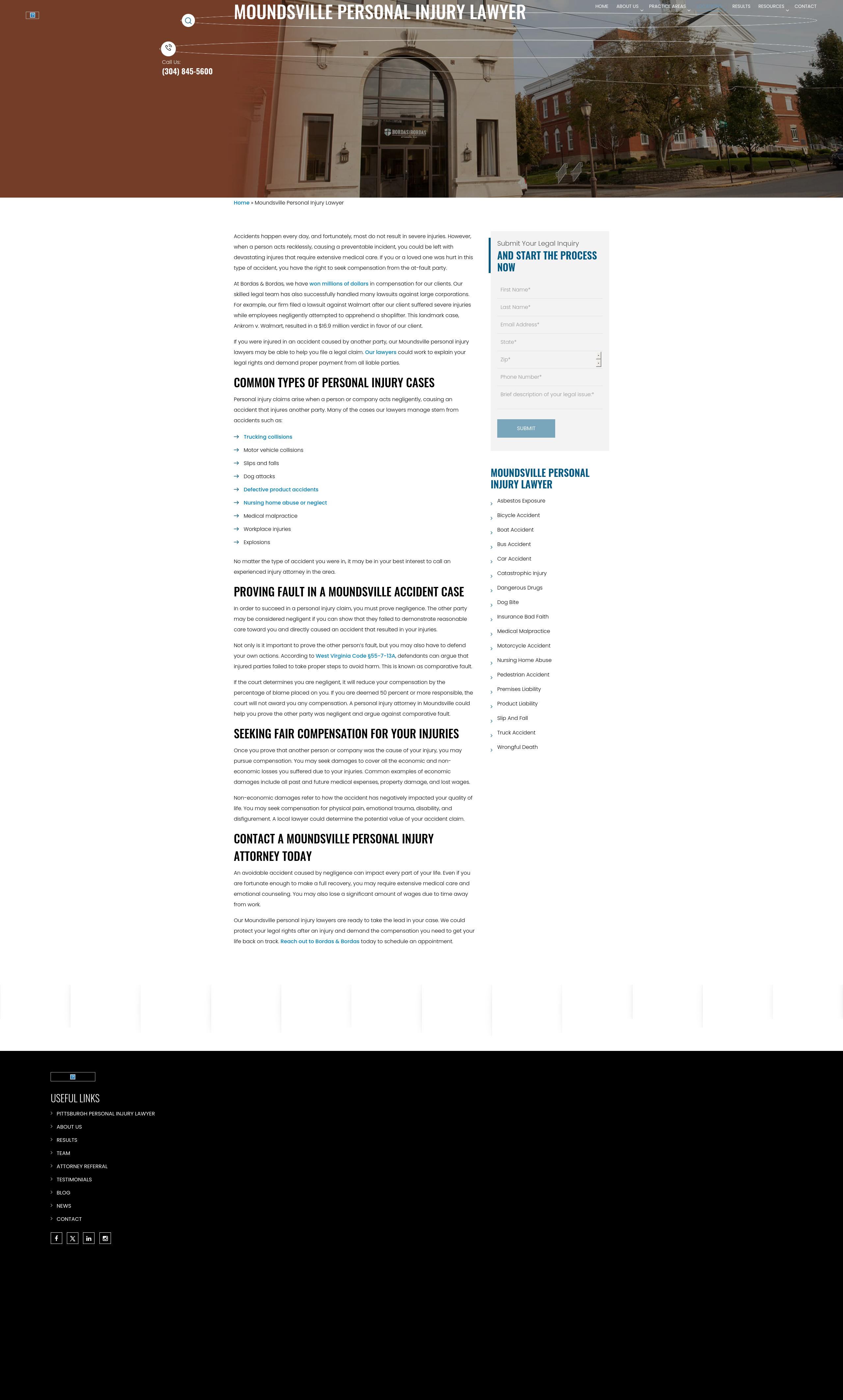 Bordas and Bordas Attorneys, PLLC - Moundsville WV Lawyers