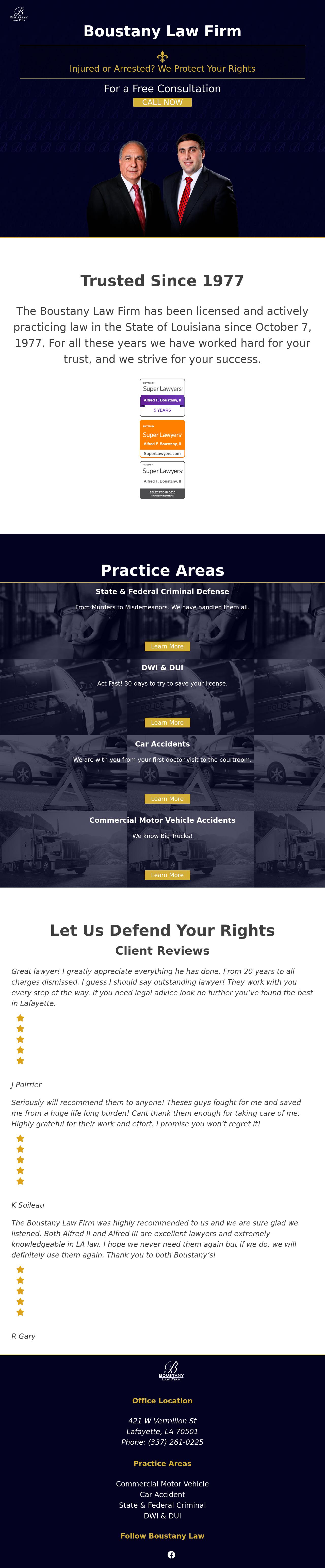 Boustany, Law Firm - Lafayette LA Lawyers