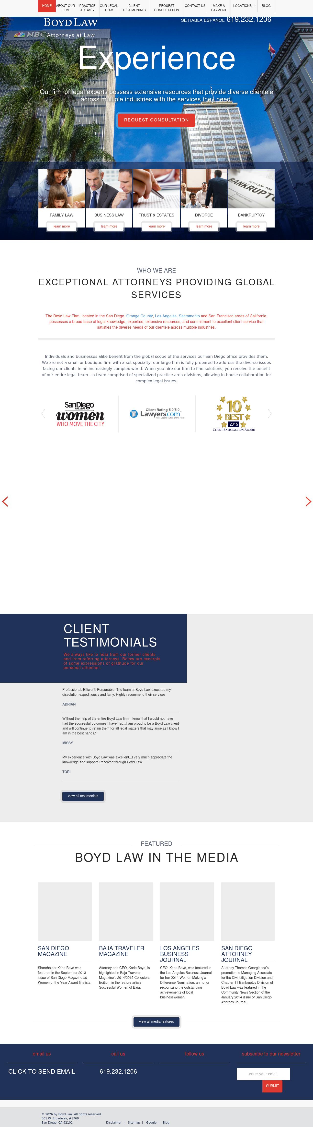 Boyd Law San Diego - San Diego CA Lawyers