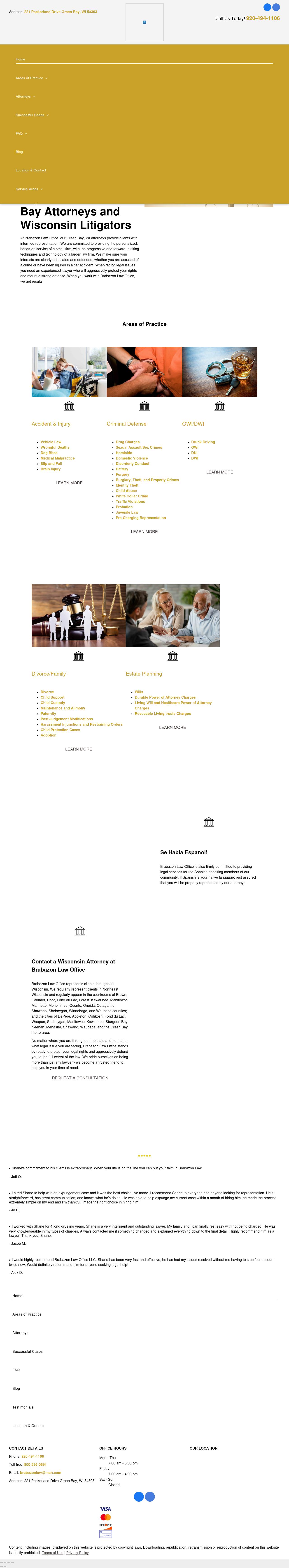 Brabazon Law Office LLC - Green Bay WI Lawyers