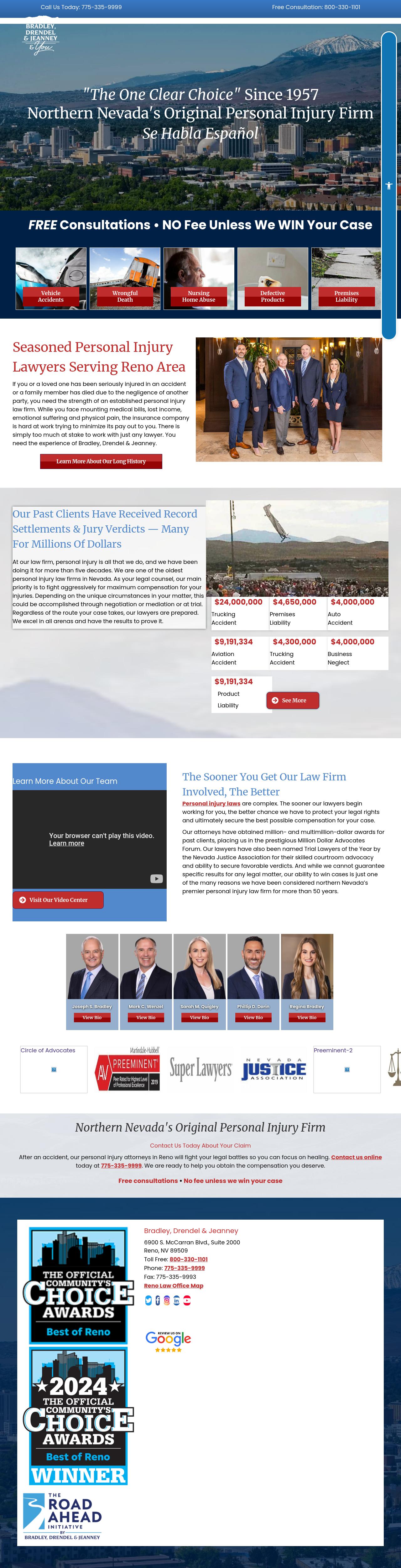 Bradley Drendel & Jeanney - Reno NV Lawyers