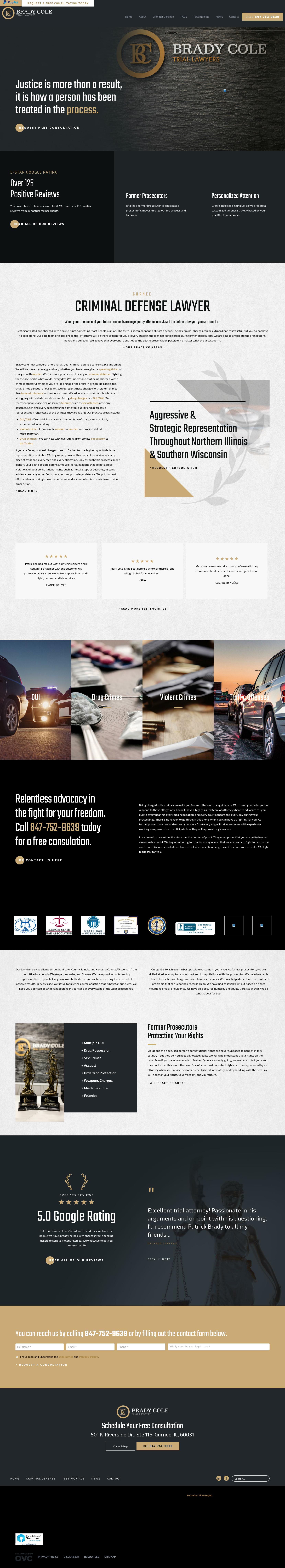 Brady Cole Trial Lawyers - Gurnee IL Lawyers