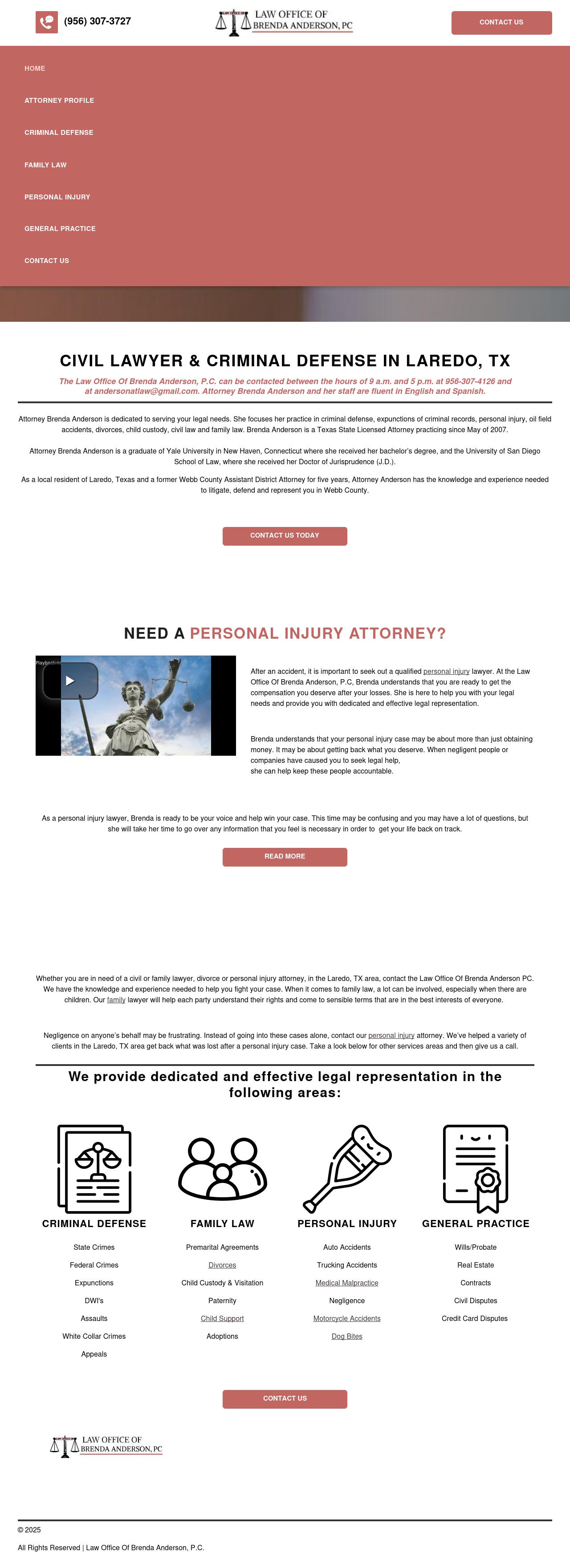 Brenda Anderson, P.C. - Attorney At Law - Laredo TX Lawyers