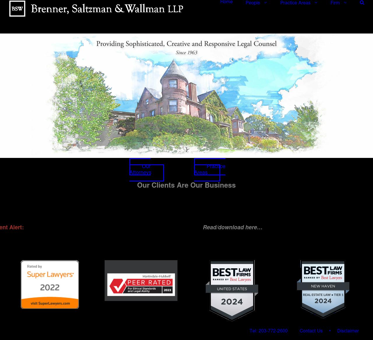 Brenner: Saltzman & Wallman Llp - New Haven CT Lawyers