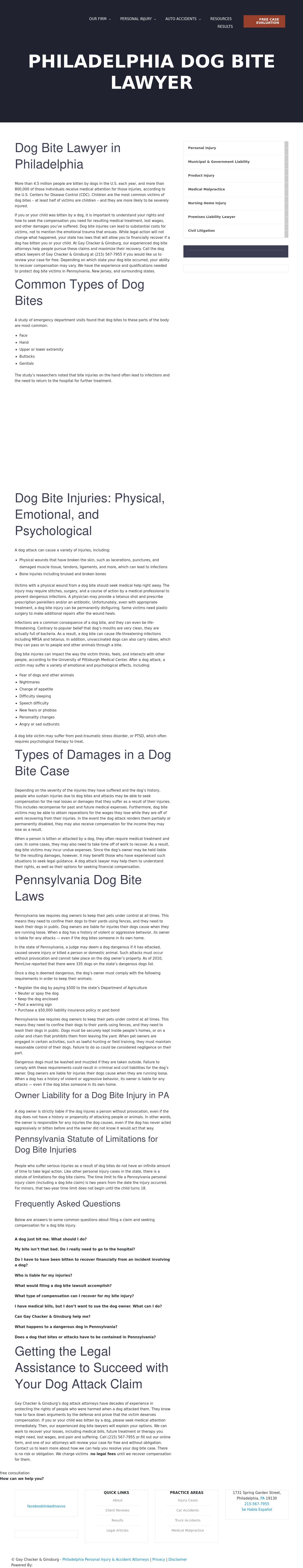 Gay & Chacker - Philadelphia PA Lawyers