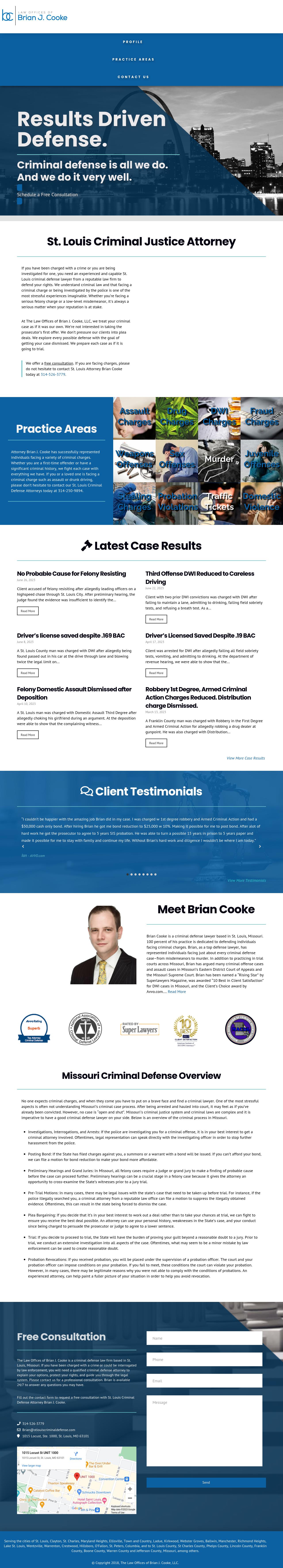 The Law Offices of Brian J. Cooke - St. Louis MO Lawyers