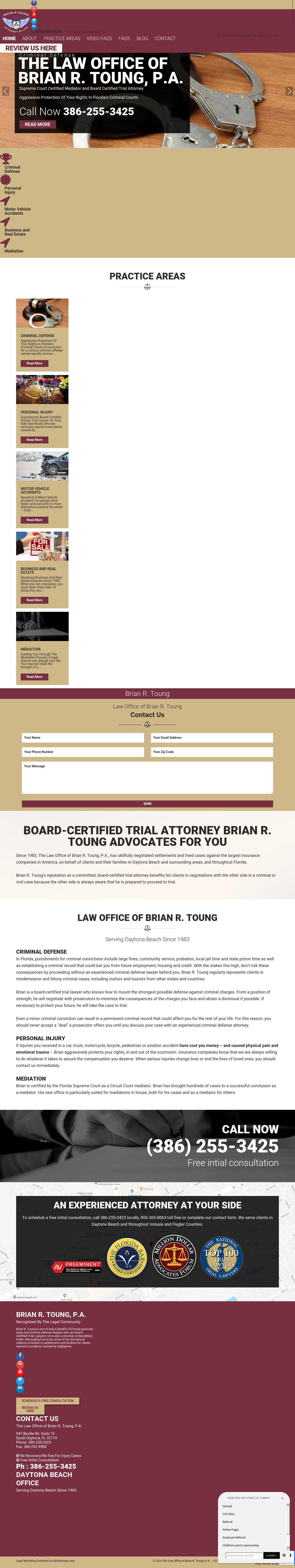 Brian R. Toung, Attorney at Law - South Daytona FL Lawyers
