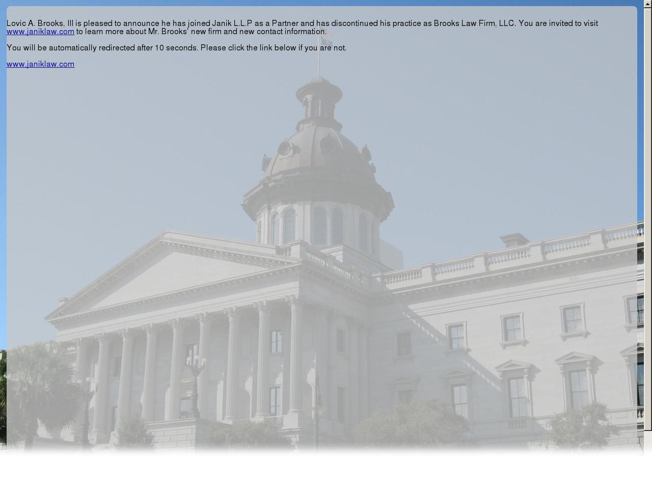 Brooks, Lovic A III - Columbia SC Lawyers