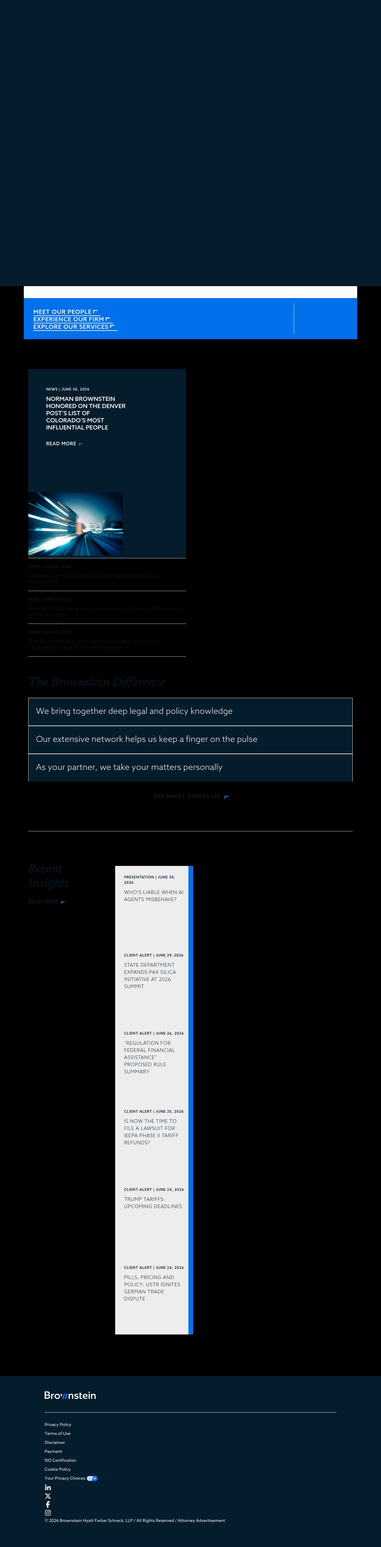 Brownstein Hyatt Farber Schreck - Las Vegas NV Lawyers