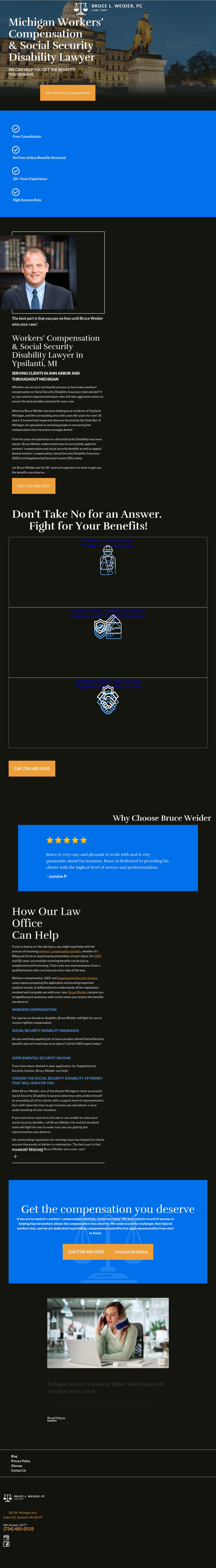 Bruce L. Weider, PC - Ypsilanti MI Lawyers