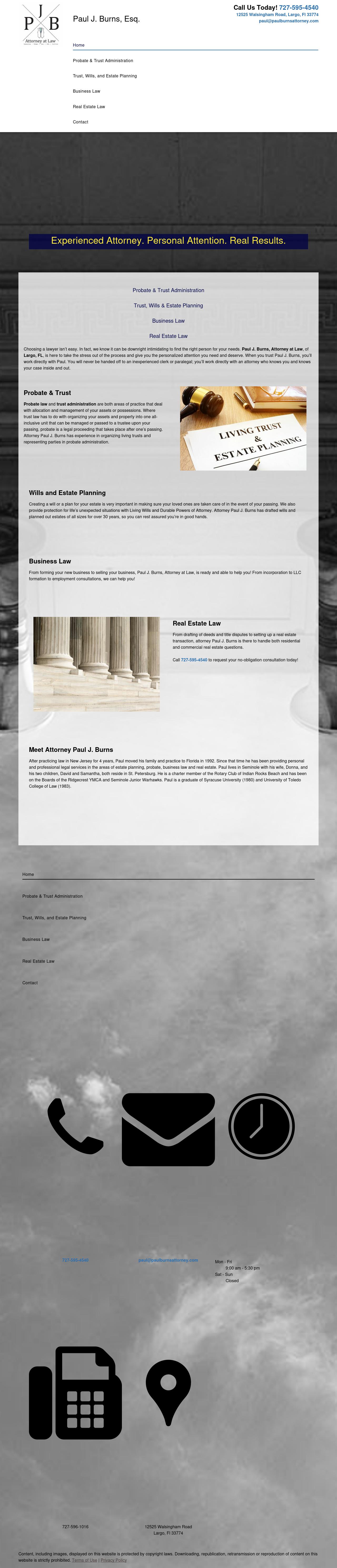 Burns Paul J - Largo FL Lawyers