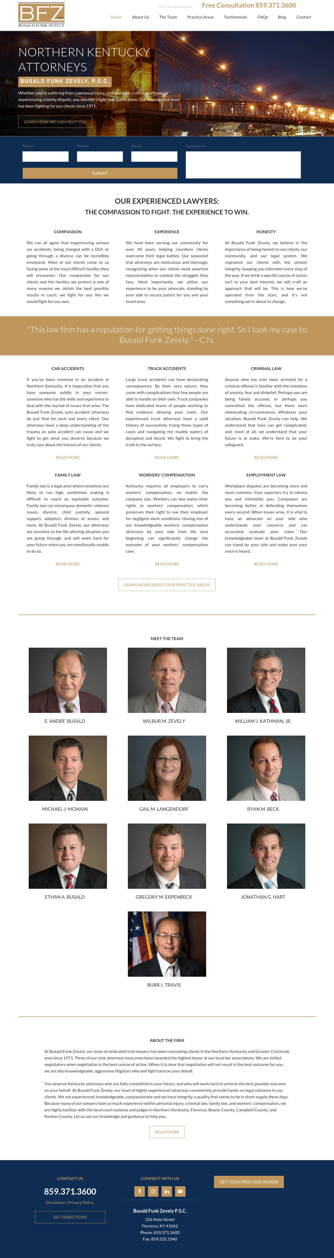 Busald Funk Zevely PSC - Florence KY Lawyers