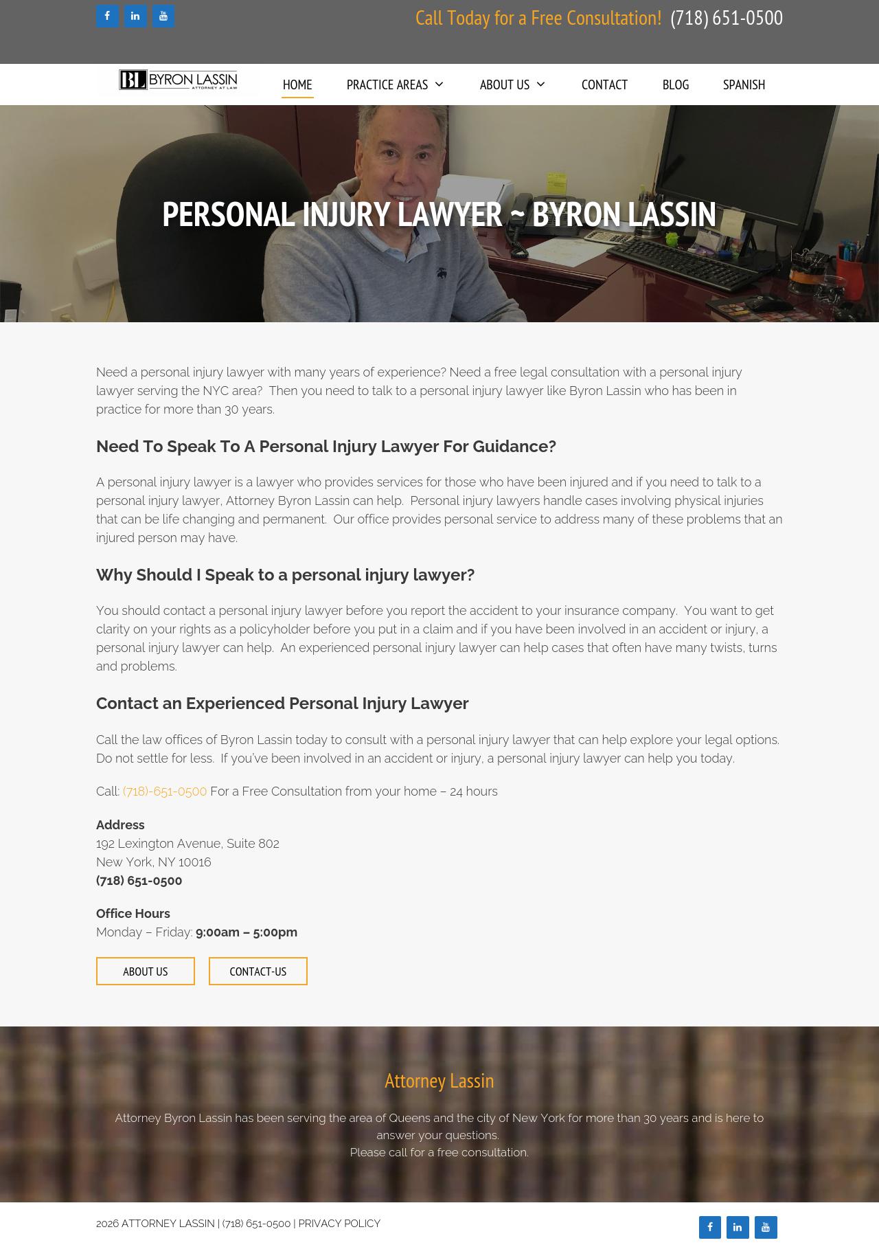 Byron Lassin, Attorney at Law - Hollis NY Lawyers