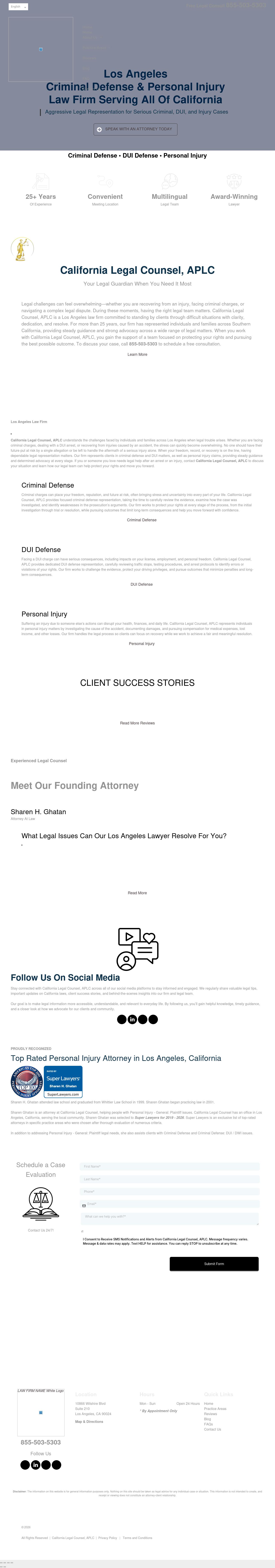 California Legal Counsel - Los Angeles CA Lawyers
