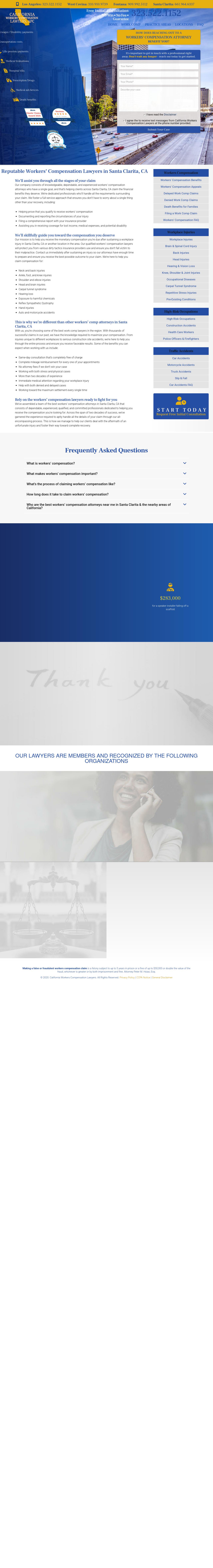 California Workers Compensation Lawyers, APC_Santa Clarita - Santa Clarita CA Lawyers
