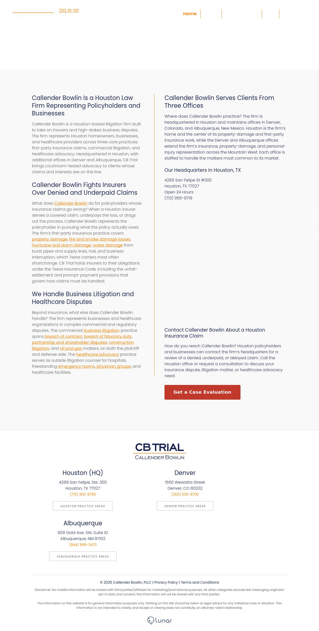 Callender Bowlin, PLLC - Denver CO Lawyers