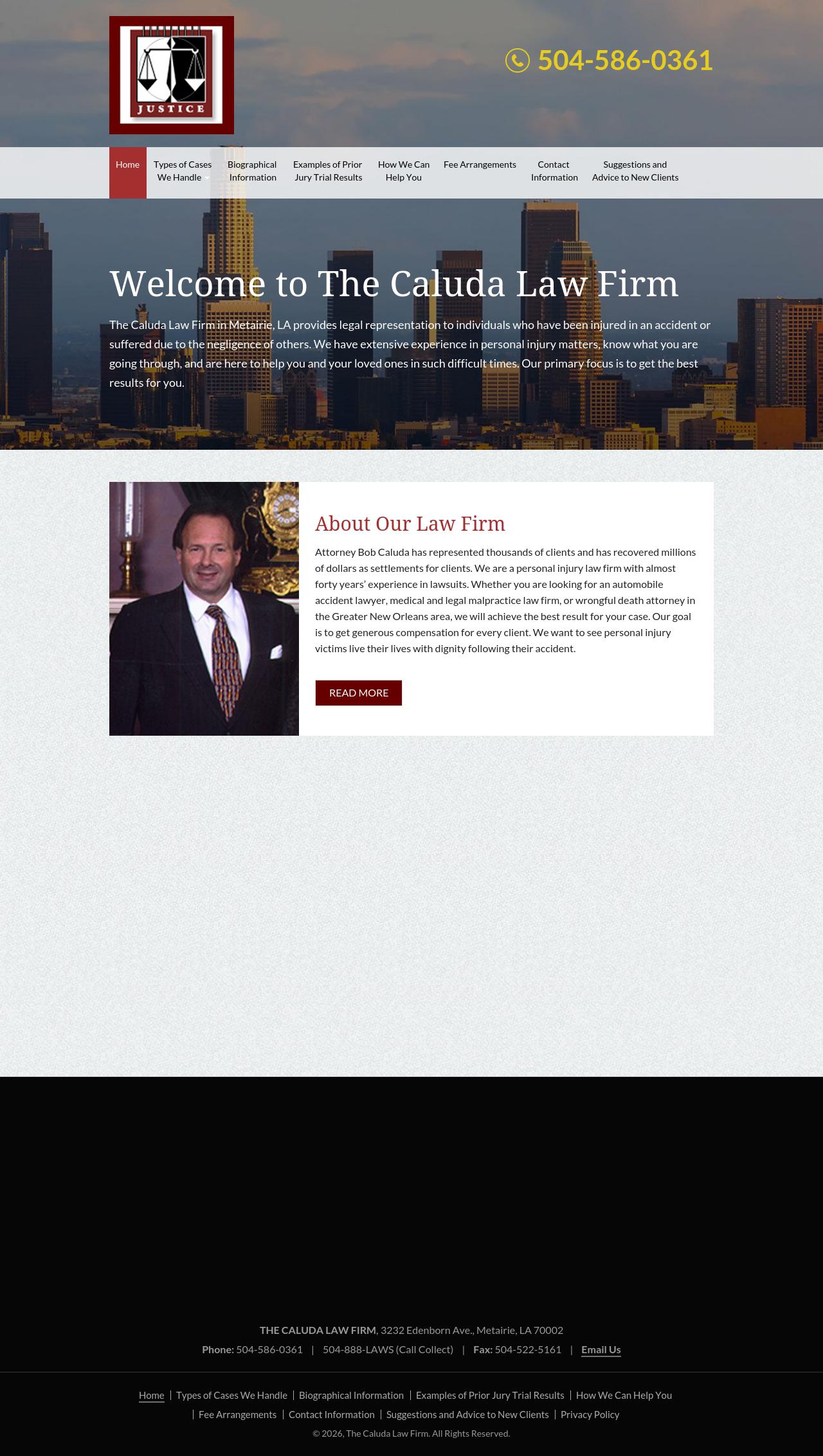 Caluda, Robert J - Metairie LA Lawyers